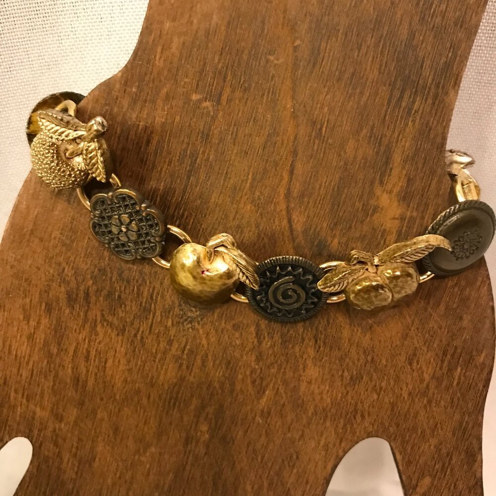 Bronze and Gold Tone Bracelet